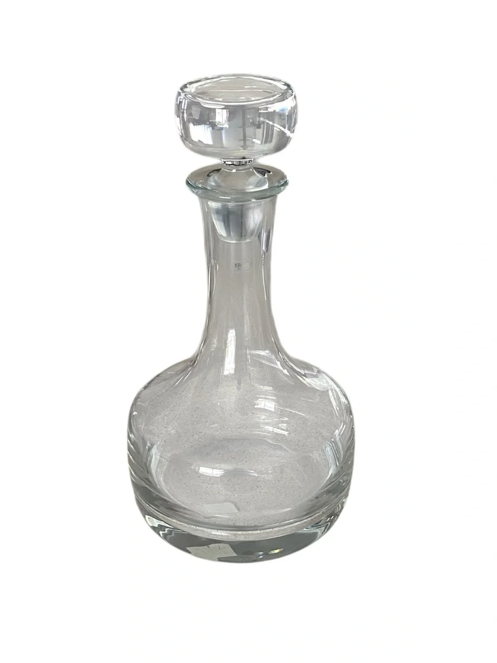 Vintage Krosno Poland Mason Crystal Decanter Crate & Barrel
